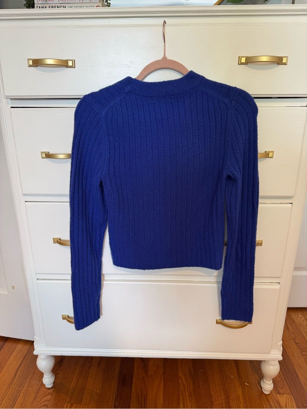 Madewell Ribbed Crewneck Wool Blend Sweater Size S - Picture 5 of 7
